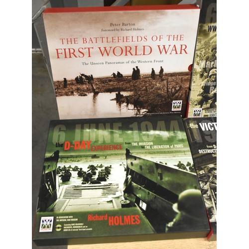 213 - Collection of WWI & II Books & Talking Books