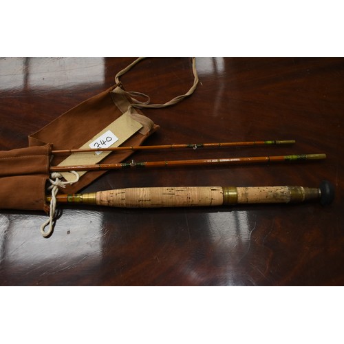 740 - Allcock Popular Cane Fly Rod.