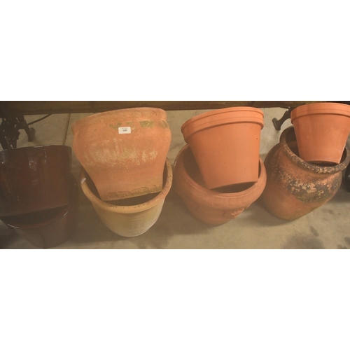 100 - 8 Pottery Planters & Plant Pots