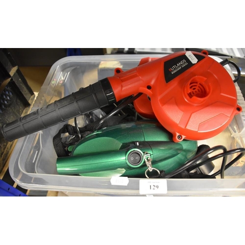 129 - Box -Vacuum Cleaner & Blower