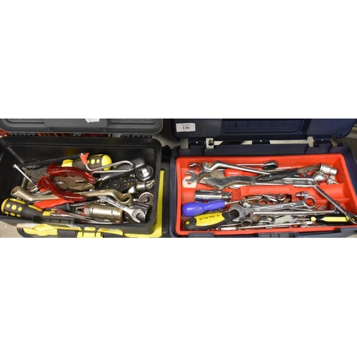 136 - 3 Tool Boxes & Contents