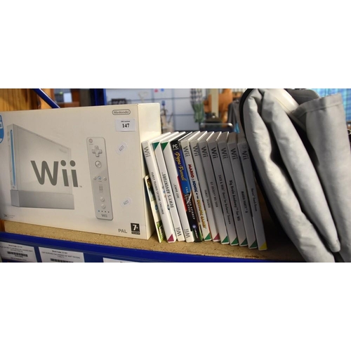 147 - Wii Console, Games & Accessories