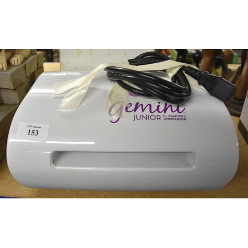 153 - Gemini Junior Crafting Machine