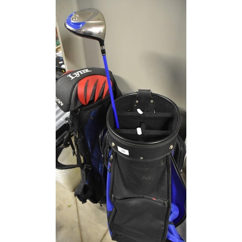 182 - 2 Golf Bags and a Lynx Prowler 460cc Driver