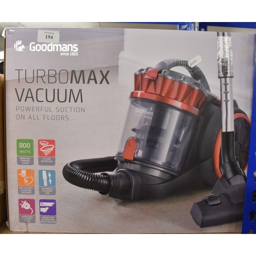 194 - Goodmans Turbomax Vacuum Cleaner