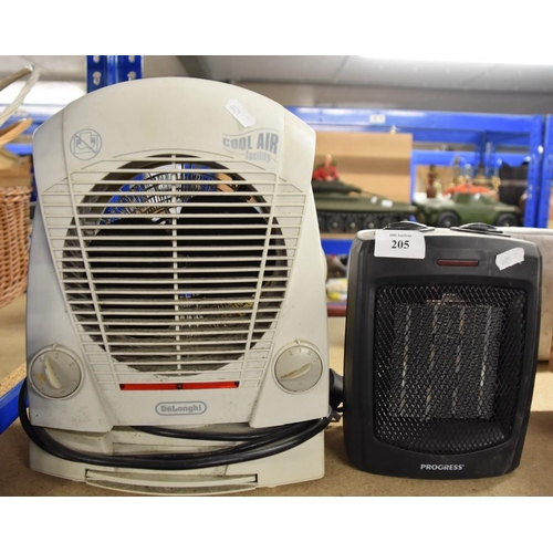 205 - 2 Electric Fan Heaters