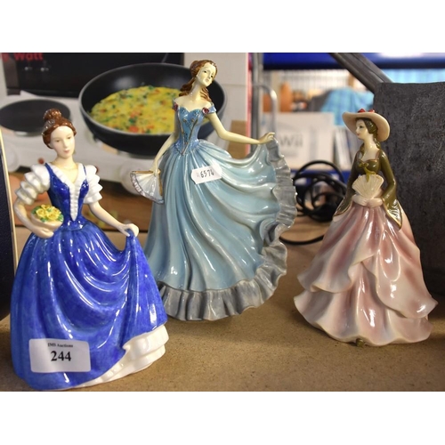 244 - Royal Doulton Figurine - Helen and 2 Others