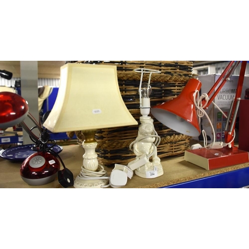 254 - 4 Table Lamps