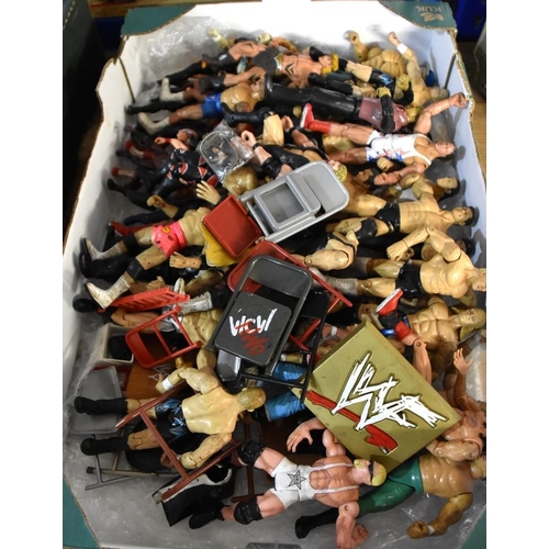 420 - Box Wrestling Figures and Accessories