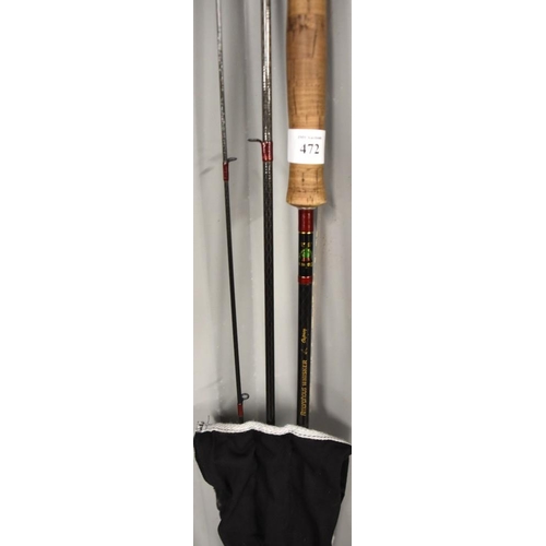 472 - Daiwa Three Piece Trout Rod.