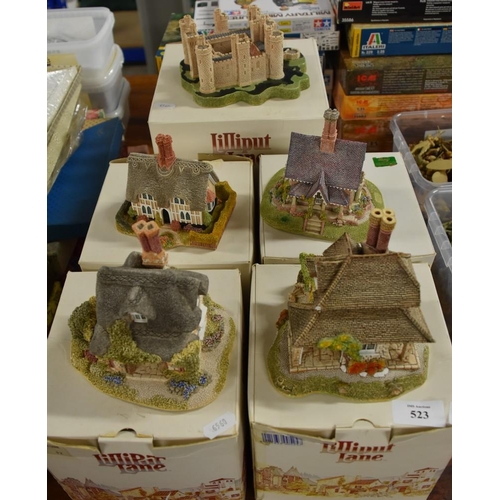 523 - Assorted Lilliput Lane Collectors Cottages (5)