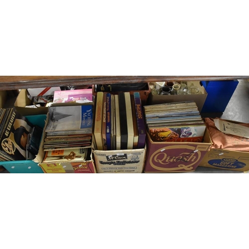 530 - 5 Boxes LP's & Magazines