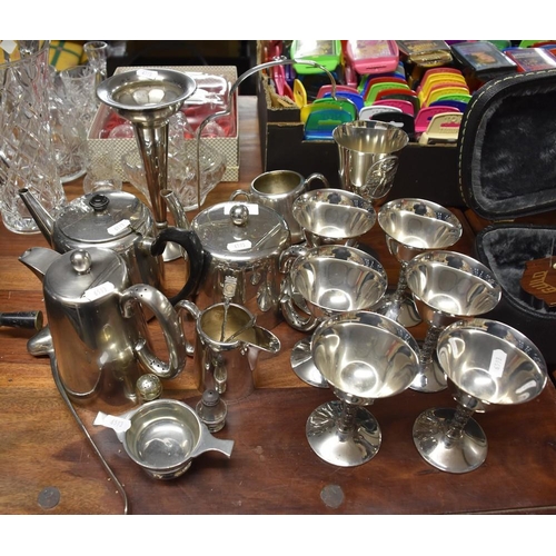 595 - Assorted Silver Plate