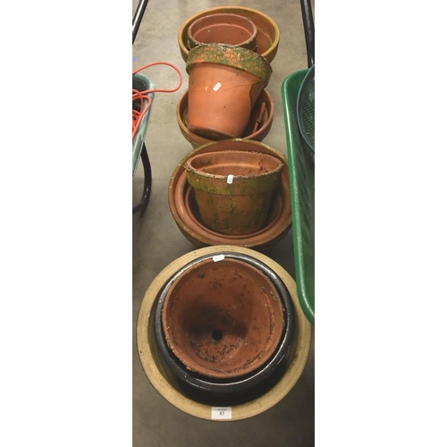 83 - 14 Assorted Pottery Planters & Plant Pots