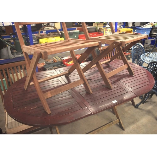 86 - Teak Garden Table with 4 Chairs