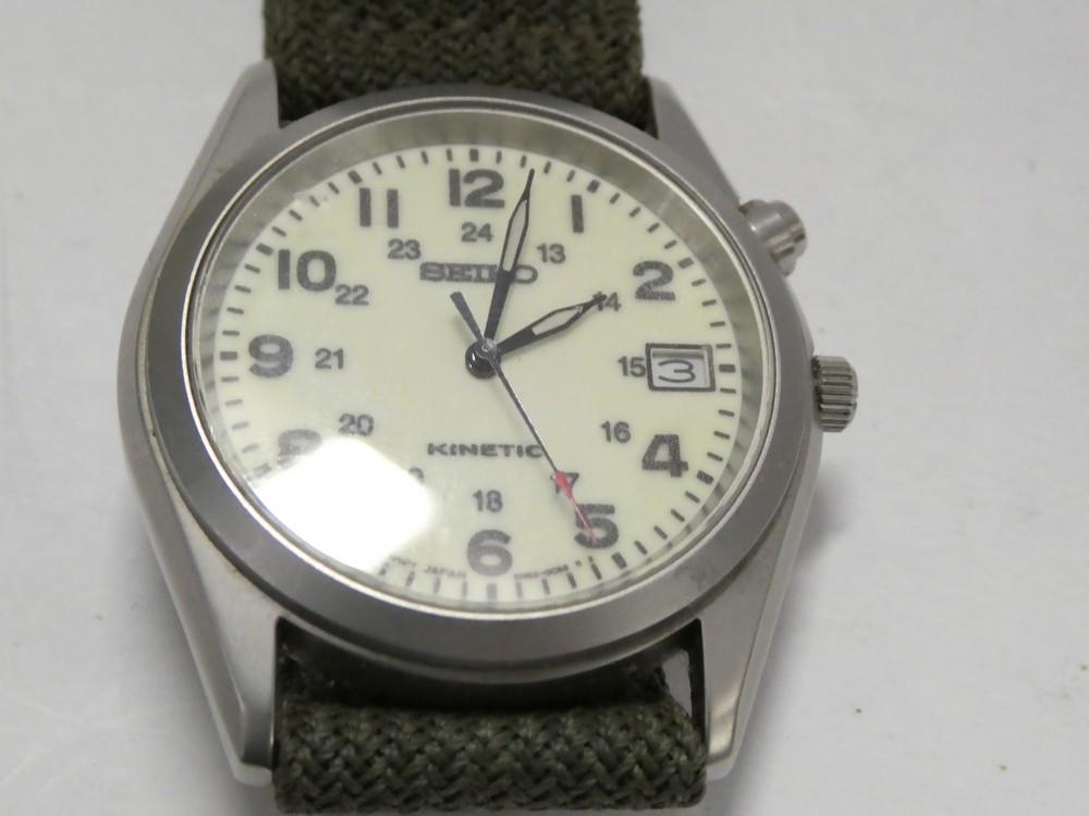 Seiko clearance military kinetic