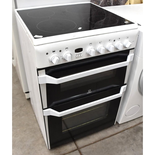 3550 - Indesit Ceramic Top Electric Cooker