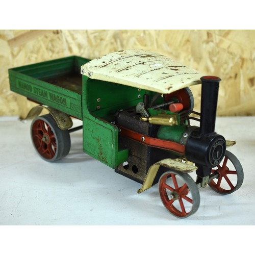 670 - Mamod Steam Wagon & Car