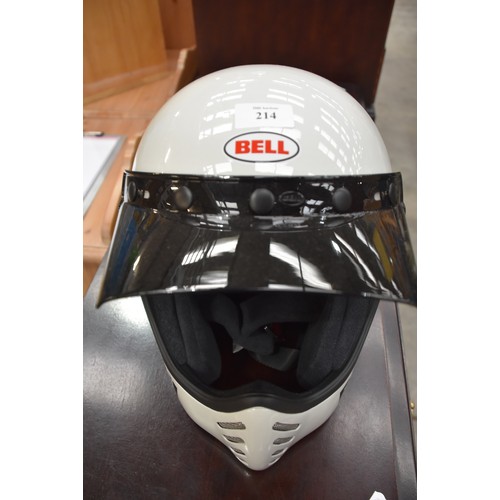 214 - Bell Moto 3 Motorcycle Helmet Size Large.