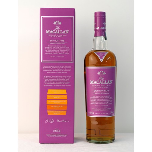 183 - Boxed Bottle The Macallan Edition Number Five Highland Single Malt Scotch Whisky.