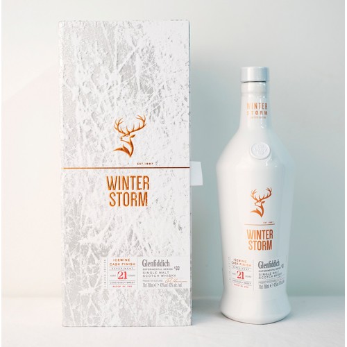 209 - Boxed Bottle of Glenfiddich Winter Storm Experimental Series 03 - 21 Year Old Single Malt Scotch Whi... 