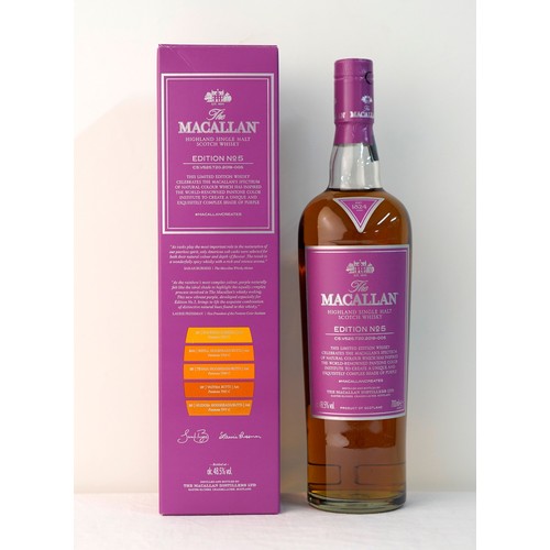 226 - Boxed Bottle of The Macallan Edition Number Five Highland Single Malt Scotch Whisky.