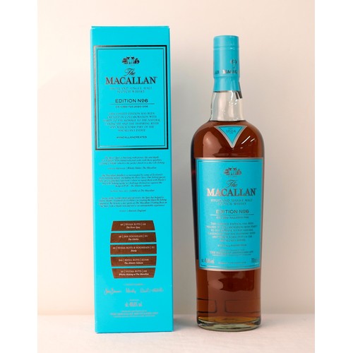 227 - Boxed Bottle of The Macallan Edition Number Six Highland Single Malt Scotch Whisky.