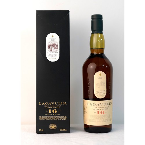 235 - Boxed Bottle of Lagavulin 16 Year Old Islay Single Malt Scotch Whisky.