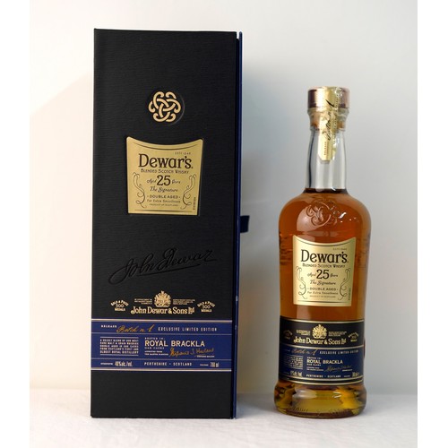 247 - Boxed Bottle of Dewars 25 Year Old Double Aged Blended Scotch Whisky.