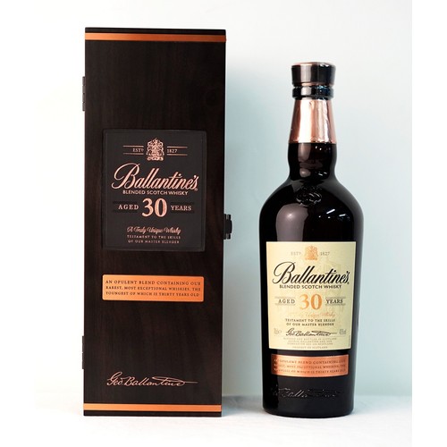 326 - Boxed Bottle of Ballantine's 30 Year Old Blended Scotch Whisky.