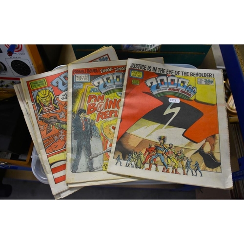 1220 - Box - Quantity Of 2000AD Comics (Aprrox 106)