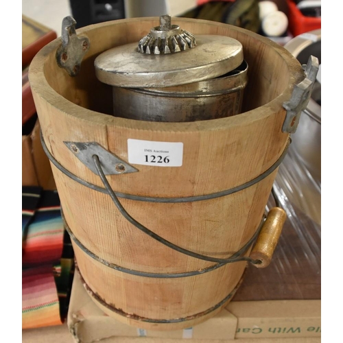 1226 - Vintage Butter Churn