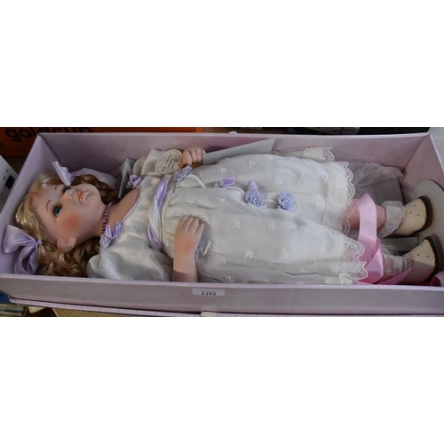 1252 - Large Porcelain Collectors Doll