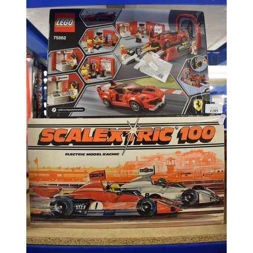 1285 - Scalextric 100 & Lego Model