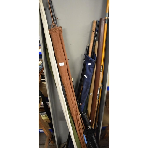 1387 - Large Collection Of Fishing Rods