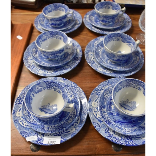 1552 - Spode Cups, Saucers & Side Plates