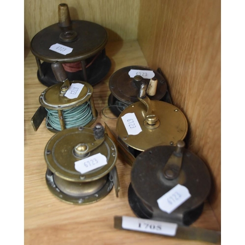 1705 - 6 Vintage Fly Fishing Reels