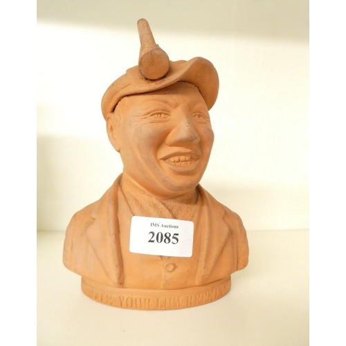 2085 - Terracotta Bust of a Miner 