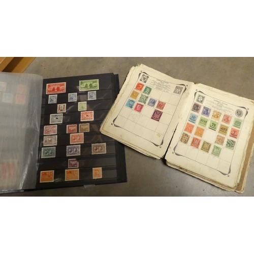 2135 - Three Albums of Vintage Postage Stamps.