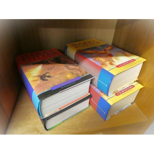 2152 - Four First Edition Harry Potter Books - 2 x Order of the Phoenix, Goblet of Fire & The Deathly Hallo... 