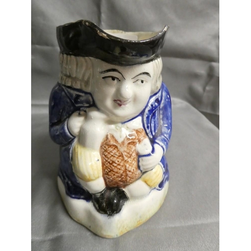 2181 - Antique Pottery Toby Jug.