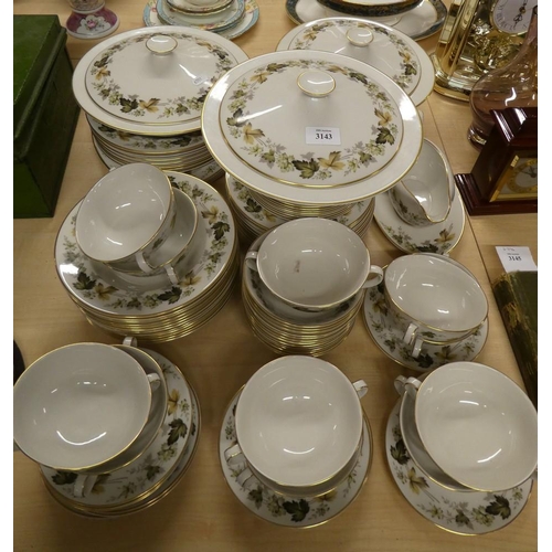 3143 - Royal Doulton Larchmont Pattern Dinner Set.