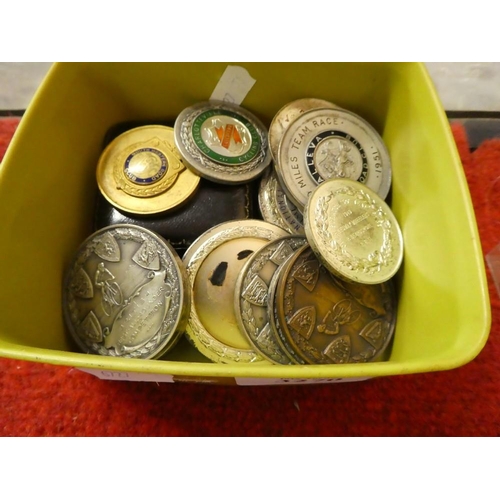 3270 - Small Box of Vintage Cycling Medals