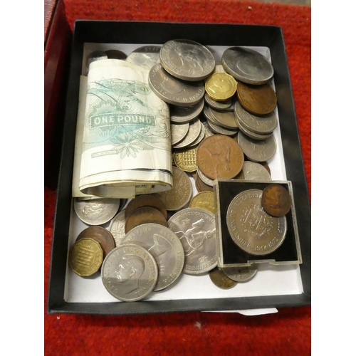 3275 - Copper & White Metal Coins & Banknotes (UK).