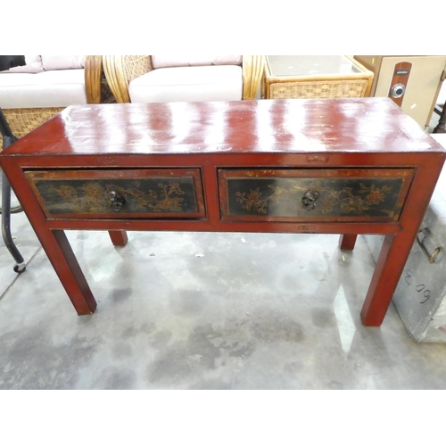 4525 - Chinese Coffee Table with Two Drawers