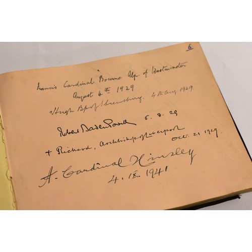 3161 - Well connected Autograph Album plus loose Autographs including Edward VIII, Winston Churchill, Gracy... 