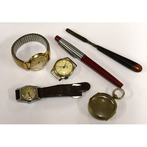 3327 - Box - Wristwatches & Assorted Costume Jewellery.