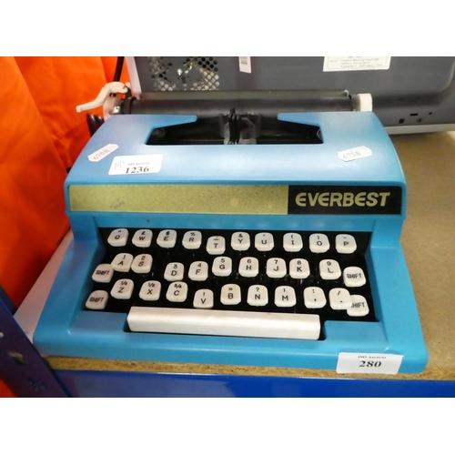 280 - Everbest Vintage Typewriter