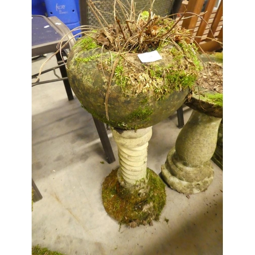 65 - Reconstituted Stone Planter on Stand