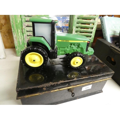 660 - Vintage Money Box and a John Deere Money Box